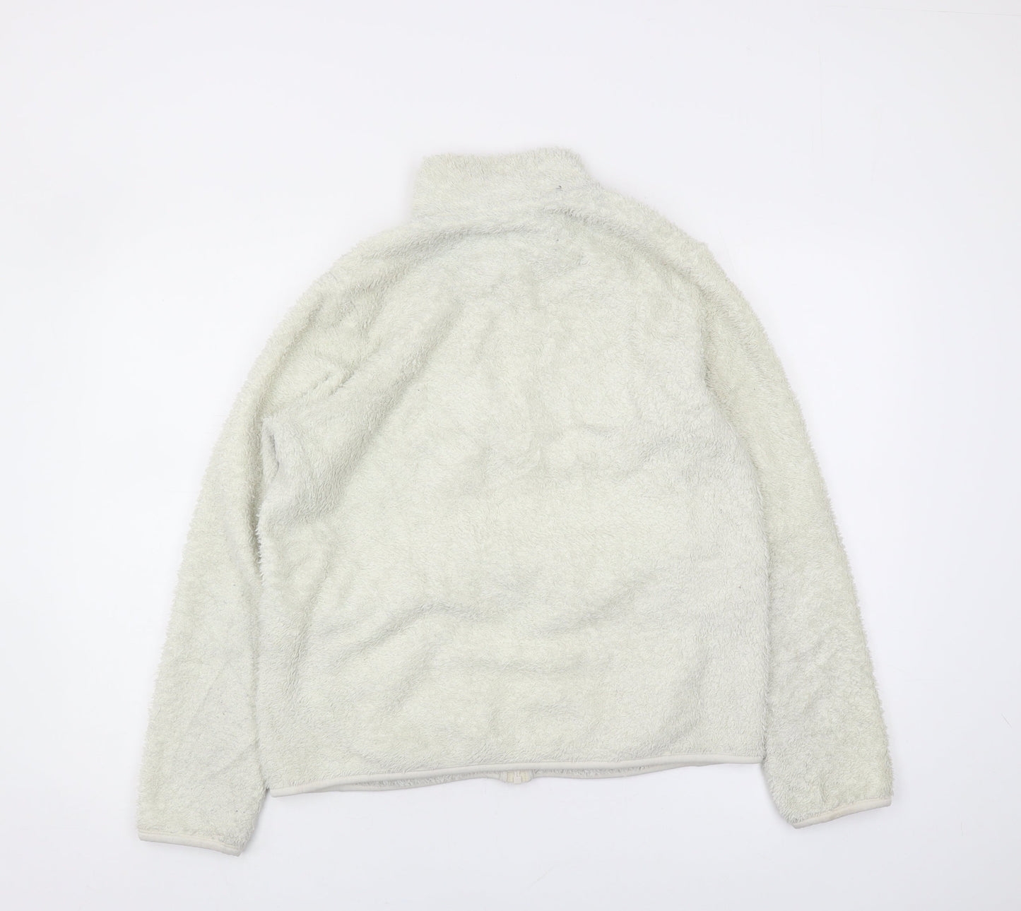 Uniqlo Women’s White Fleece Jacket Size 8