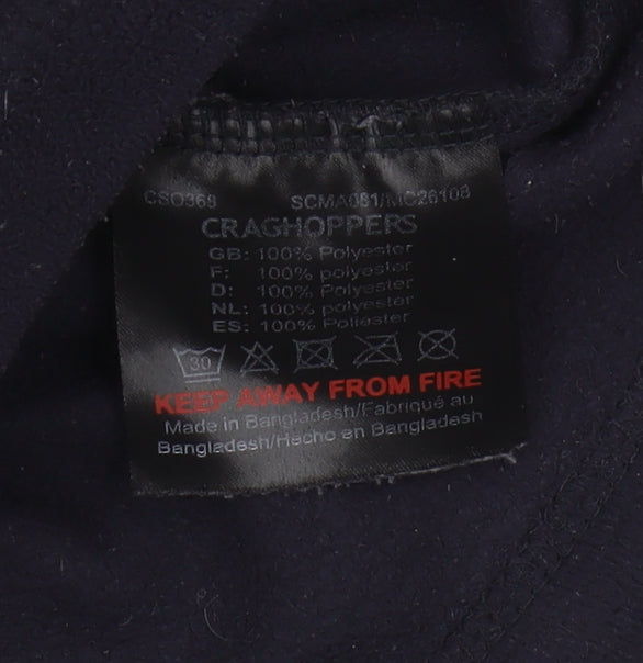 Craghoppers Men's Black Pullover Fleece Sweatshirt M