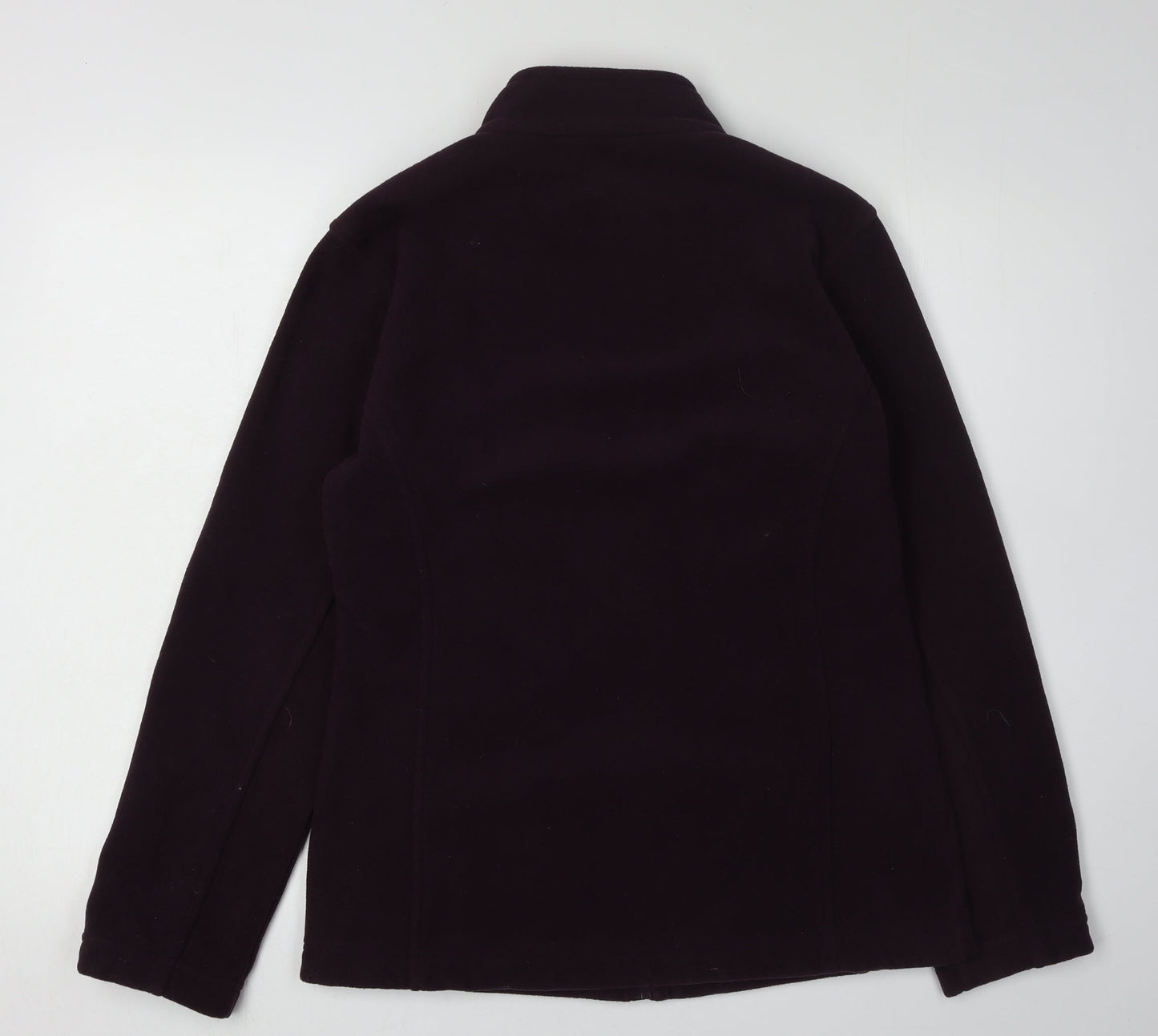 Marks and Spencer Women's Purple Fleece Jacket Size 8
