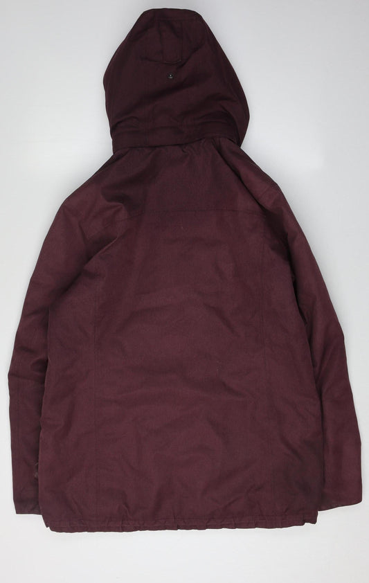 Jack Wolfskin Women's Purple Parka Jacket Size 14