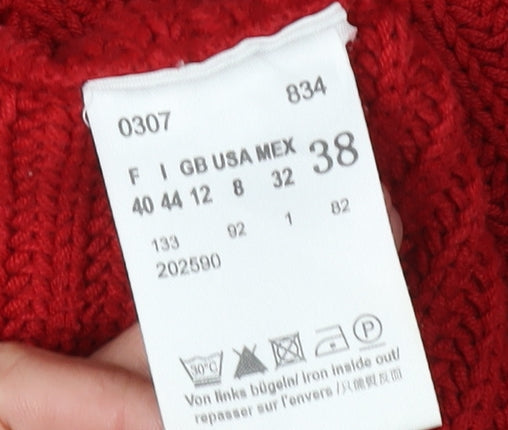 Betty Barclay Women's Red Sleeveless Cardigan Size 12