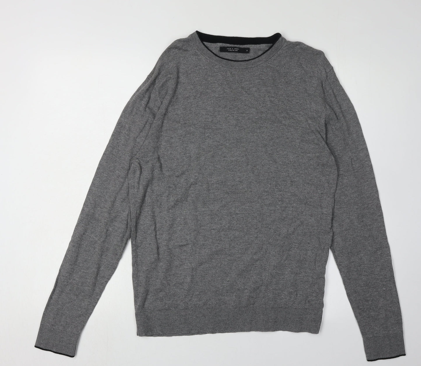 Jack & Jones Men's Grey Pullover Jumper S