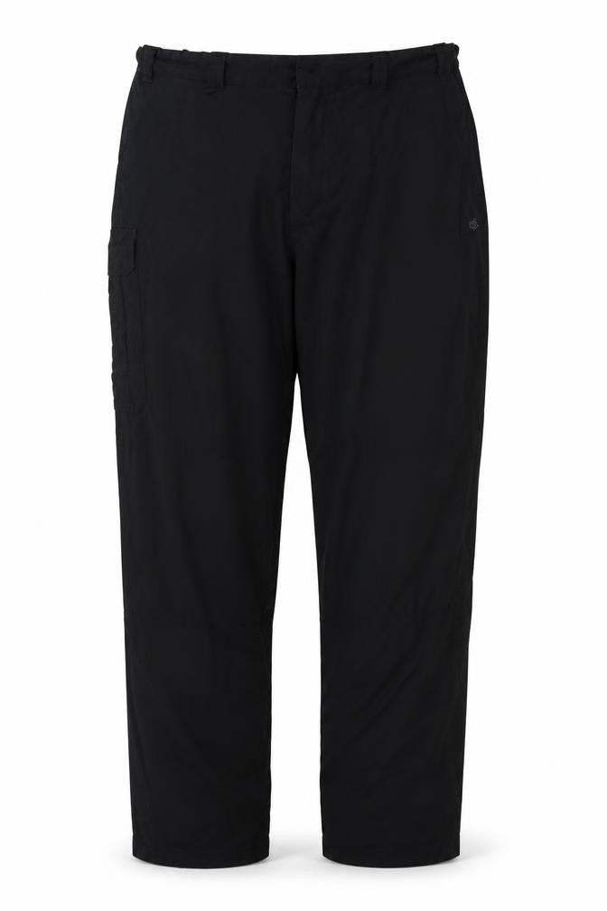 Craghoppers Mens Black Track Pants L Relaxed Fit