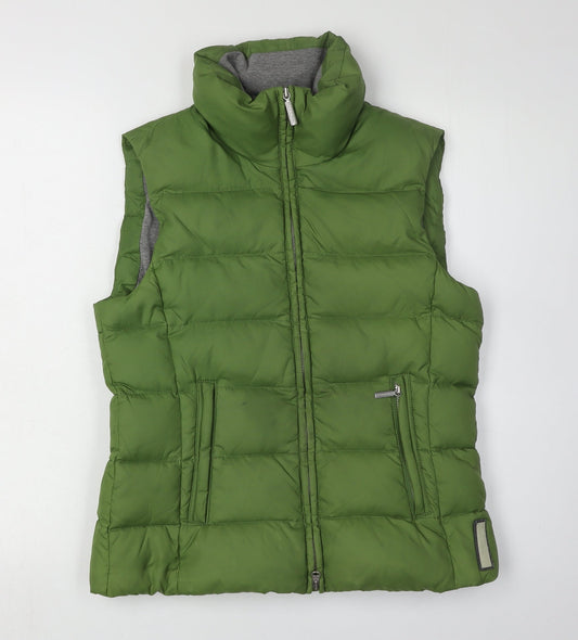 Marc O'Polo Women's Green Puffer Waistcoat Size 8