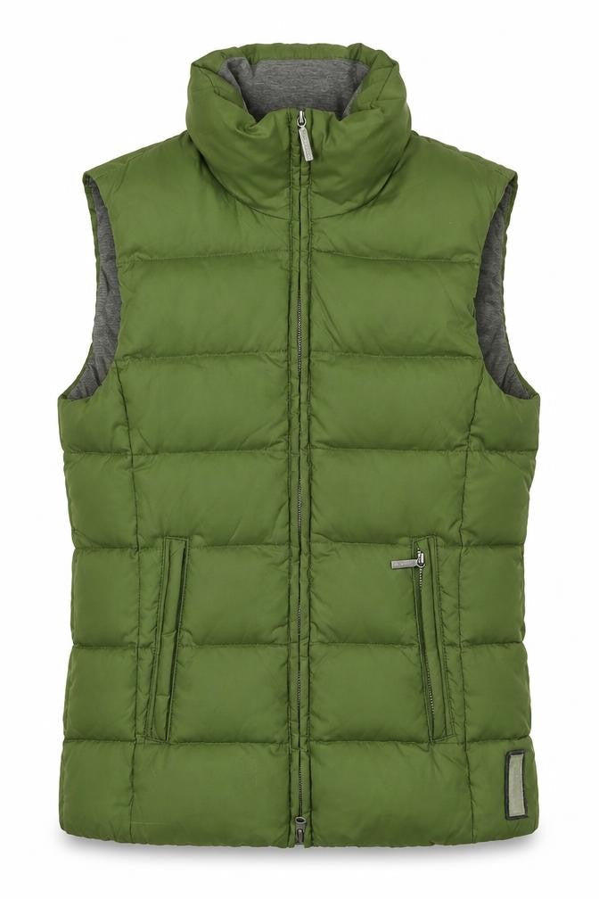 Marc O'Polo Women's Green Puffer Waistcoat Size 8
