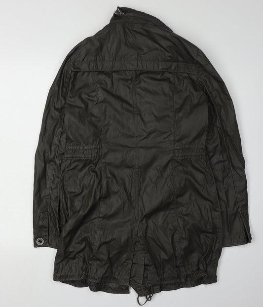 Antoni & Alison Women's Black Parka Jacket Size 10