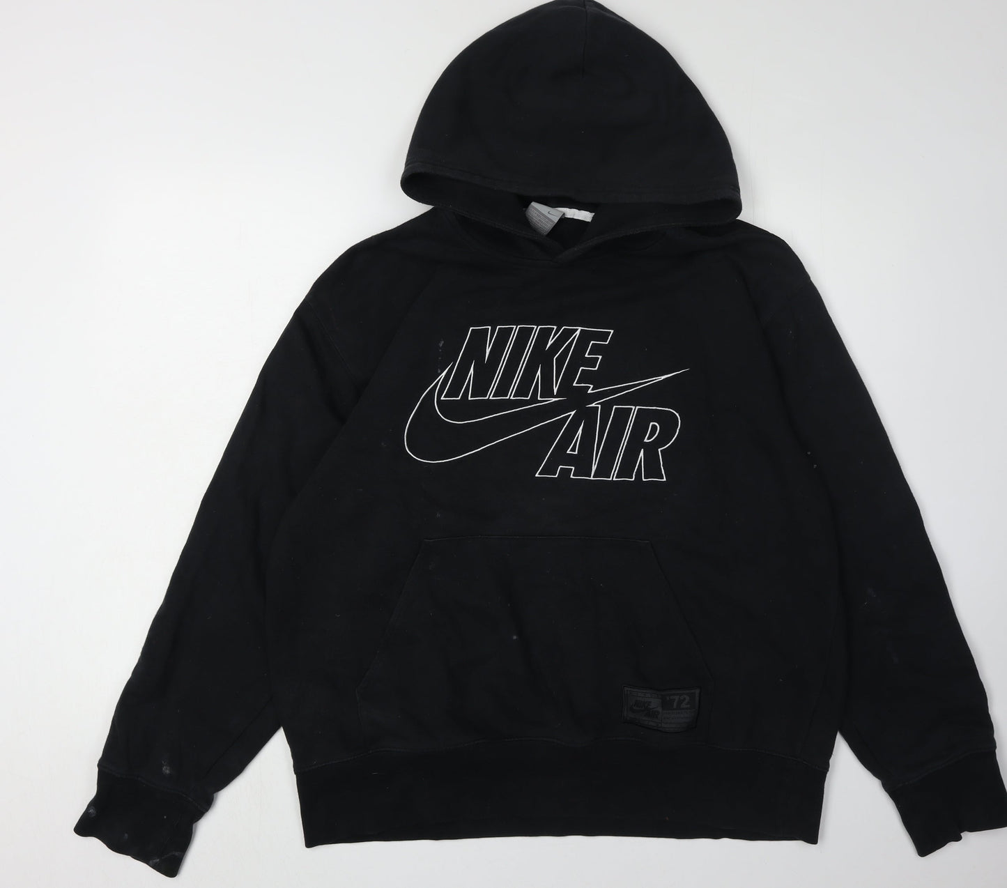 Nike Men's Black Pullover Hoodie L - Iconic Sports Style