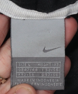 Nike Men's Black Pullover Hoodie L - Iconic Sports Style