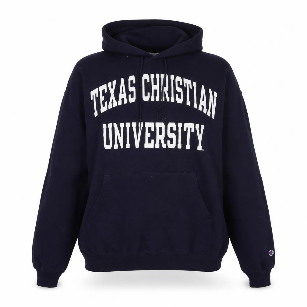 Unisex Adults UK L Regular Champion Black Pullover Hoodie