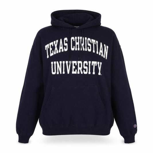 Unisex Adults UK L Regular Champion Black Pullover Hoodie