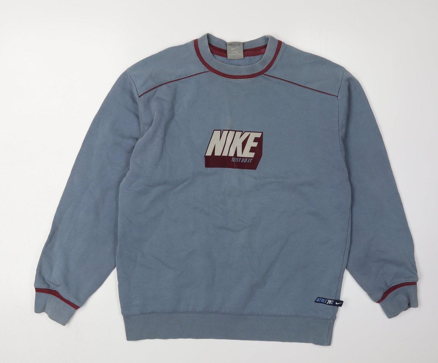 Nike Boys Blue Pullover Sweatshirt L with Logo