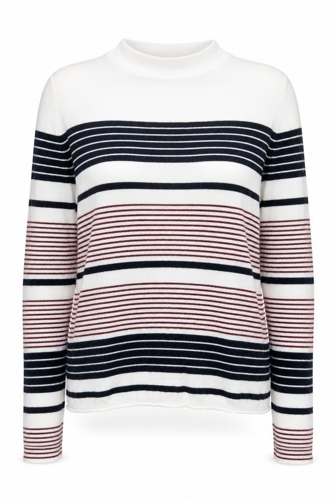 Front view of ASOS Women's Striped jumper, Multicoloured, size 10