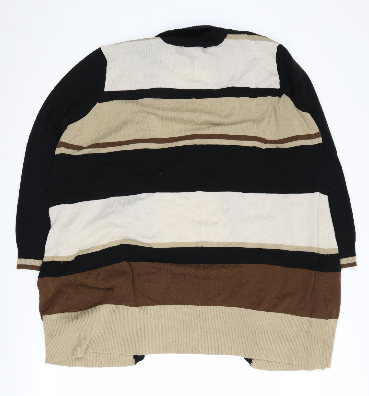 Ann Harvey Women's Striped Cardigan - Size 3