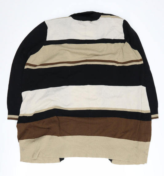 Ann Harvey Women's Striped Cardigan - Size 3