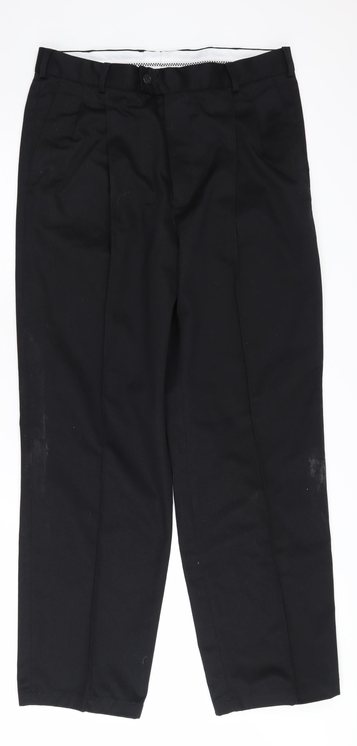 Churchill Black Men's Workwear Dress Pants Size 36