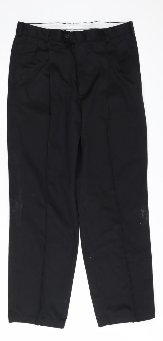 Churchill Black Men's Workwear Dress Pants Size 36