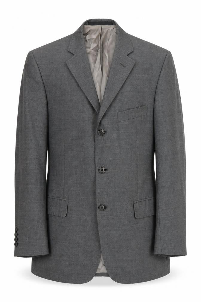 Marks and Spencer Men's Grey Medium Wool Suit Jacket 40R