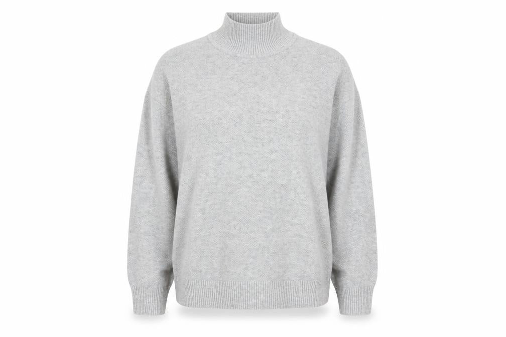 Marks and Spencer Grey High Neck Women's Large Jumper