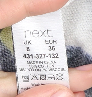 Next Women's Multicoloured Floral Cardigan Size 8