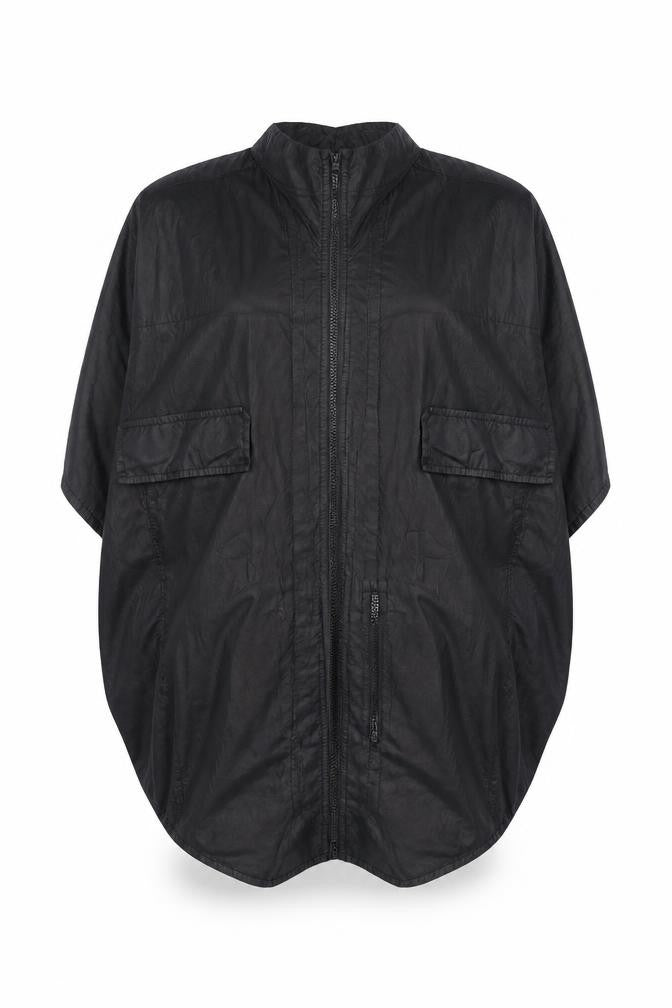 Front view of French Connection Women's Black Anorak Jacket L
