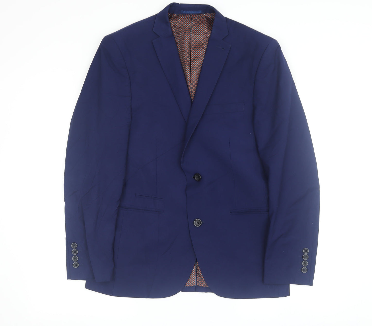 Next Men's Blue Slim Fit Blazer, Size 38S