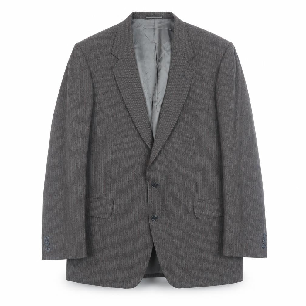Charles Hobson Mens Brown Striped Blazer 42R Classic Jacket
