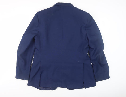 John Lewis Men's Blue Blazer, Size 42, Notch Lapel