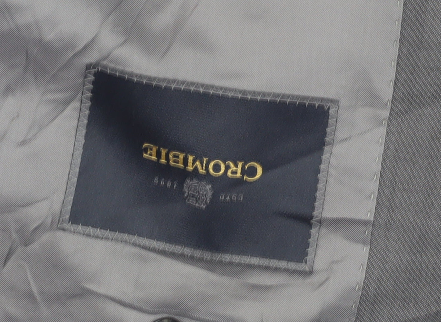 Crombie Men's Grey Classic Blazer Jacket 40S