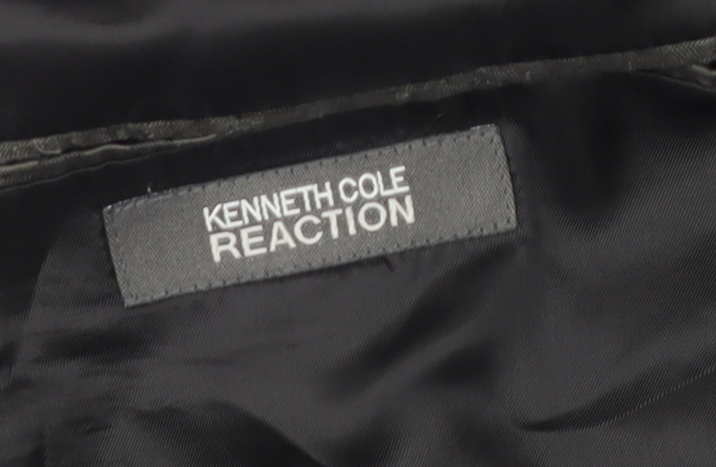 Kenneth Cole Reaction Black Blazer Men's 48L