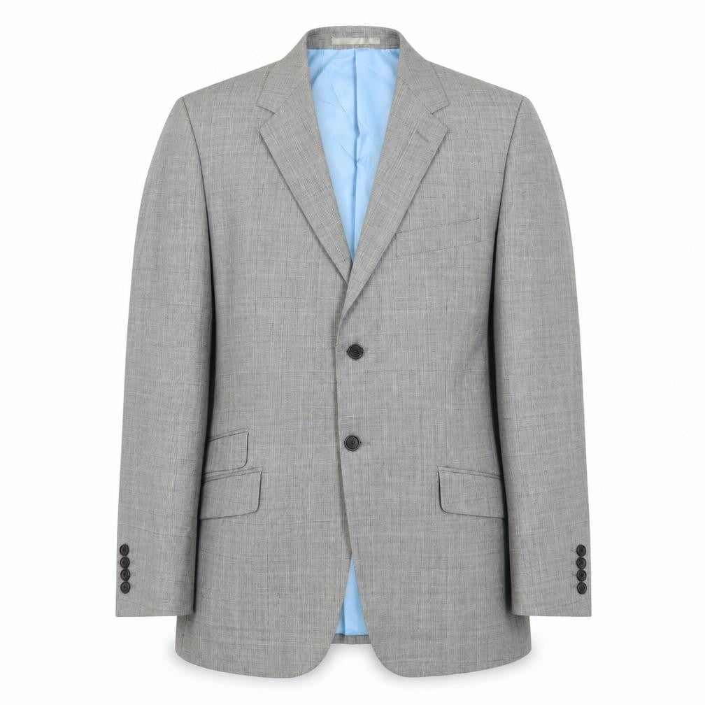 Mens 40 Chest Regular Howick Grey Two-Button Blazer