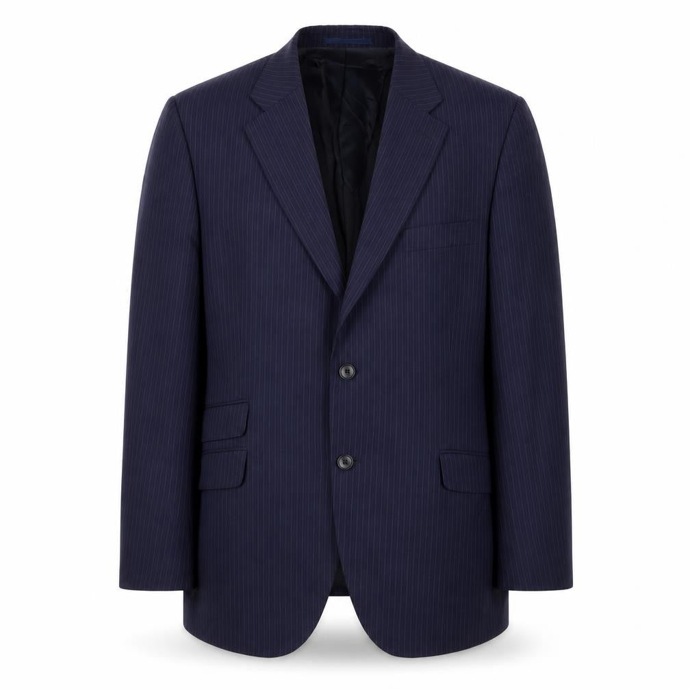 Mens 42 Chest Regular Howick Blue Two-Button Suit Jacket