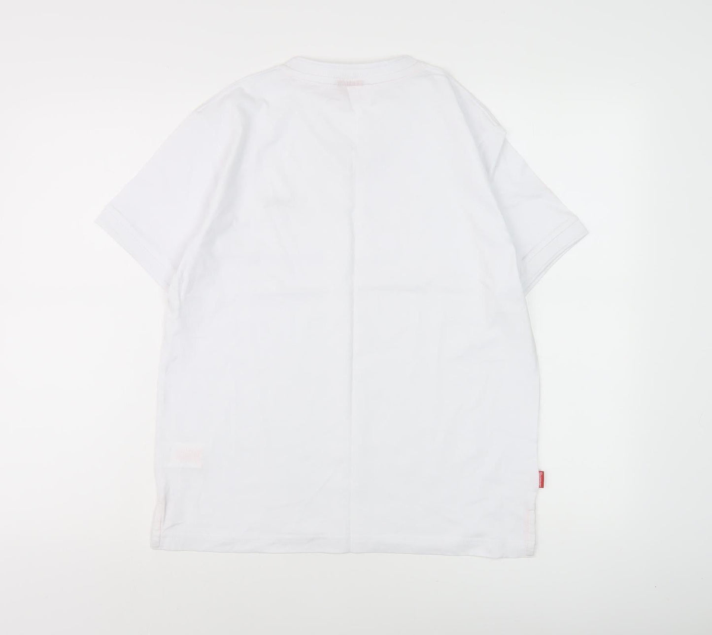 Slazenger Boys White V-Neck T-Shirt 11-12 Years Basic Style