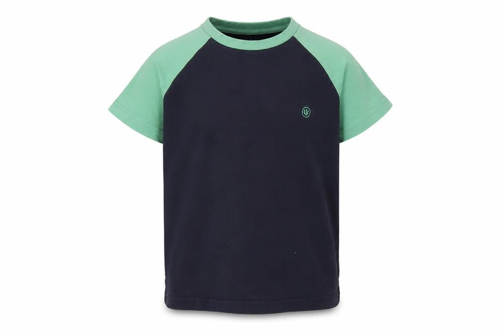 FatFace Boys Black & Green T-Shirt, Size 4-5, Casual Basic