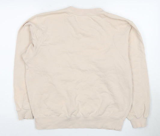 Assembly Label Women's Beige Crew Neck Sweatshirt Size 12