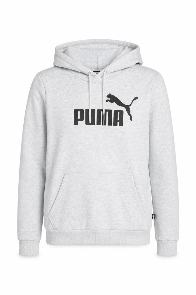 Unisex Adults UK 8 Regular PUMA Grey Pullover Hoodie