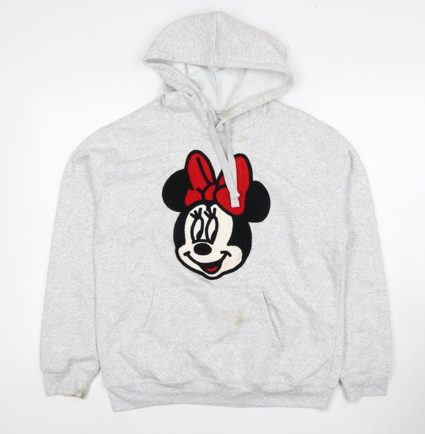Disney Women's Grey Minnie Mouse Hoodie, M
