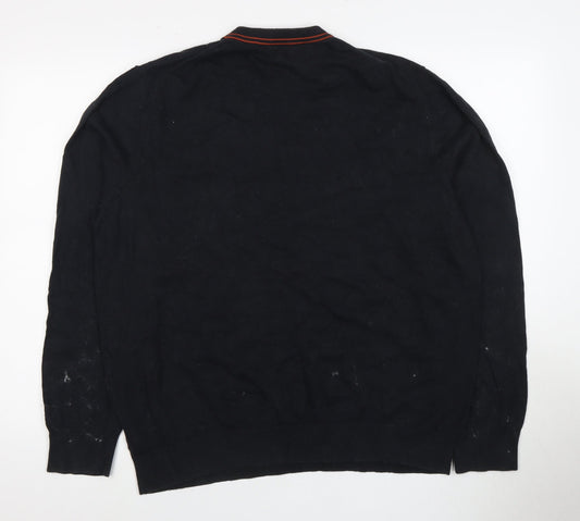 Paul Smith Men's Black 2XL Pullover Jumper Crew Neck