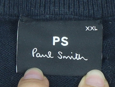 Paul Smith Men's Black 2XL Pullover Jumper Crew Neck