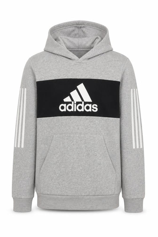 Adidas Boys Grey Pullover Hoodie 11-12 Years