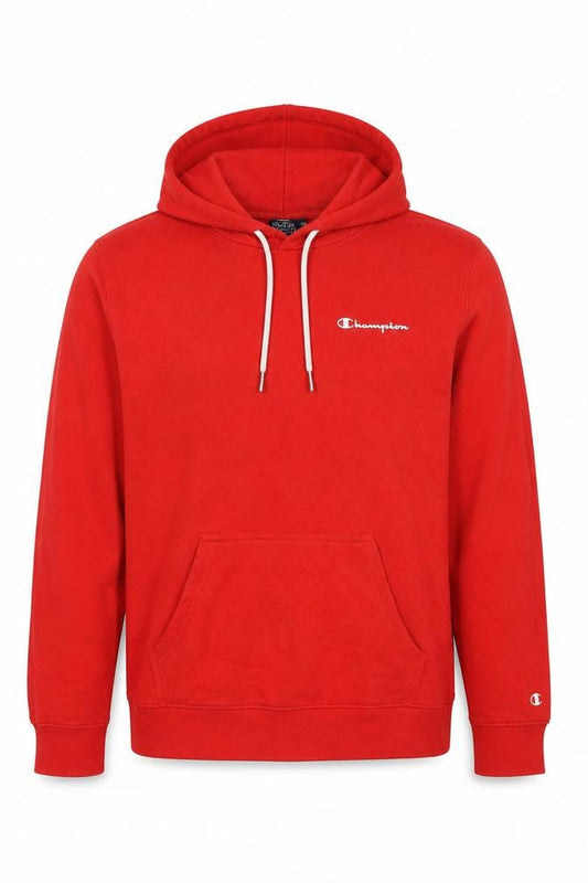 Champion Boys Red Pullover Hoodie, M, Casual, Hooded