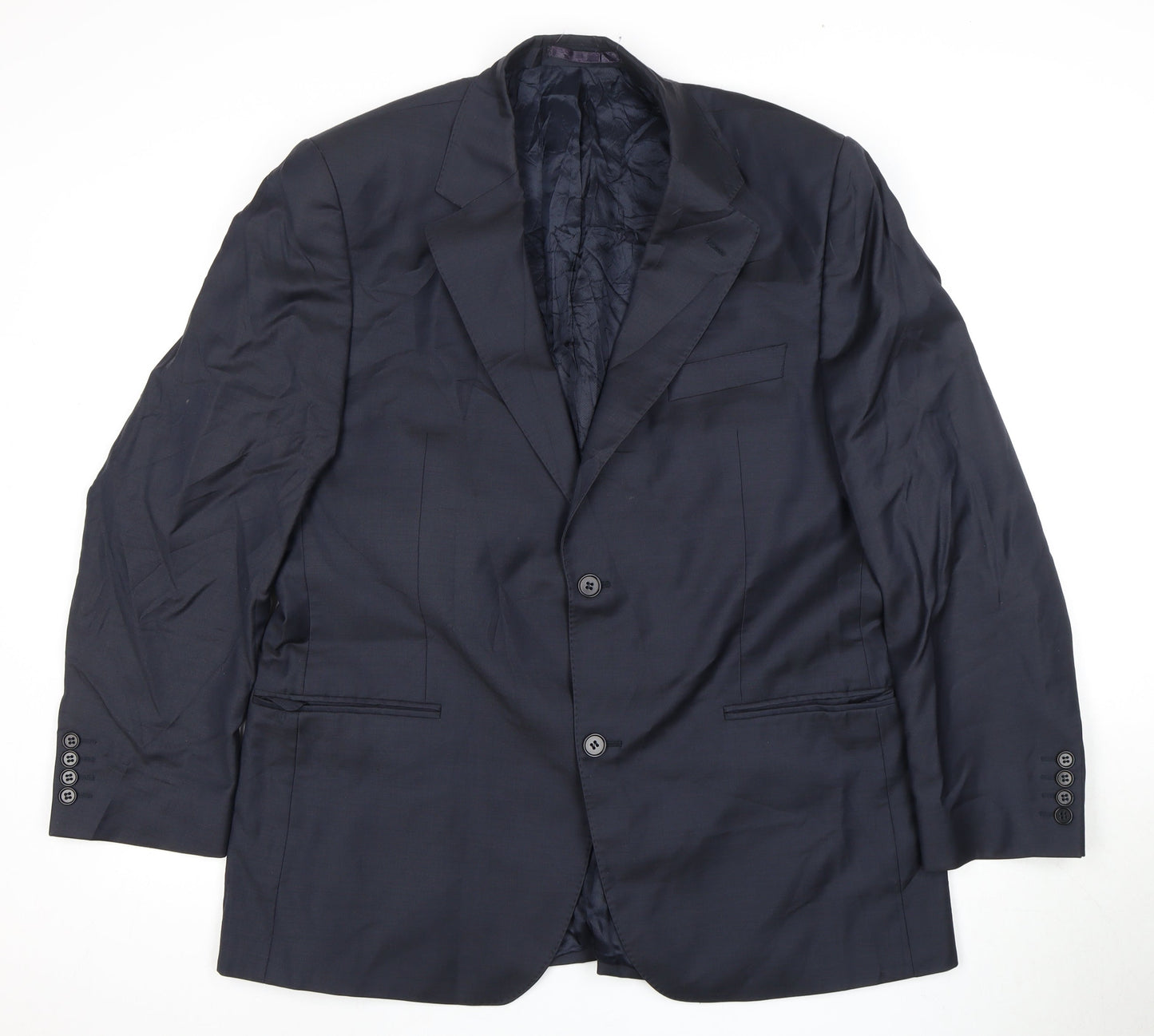 F.lli Cerruti Men's Blue Blazer Regular Fit 44