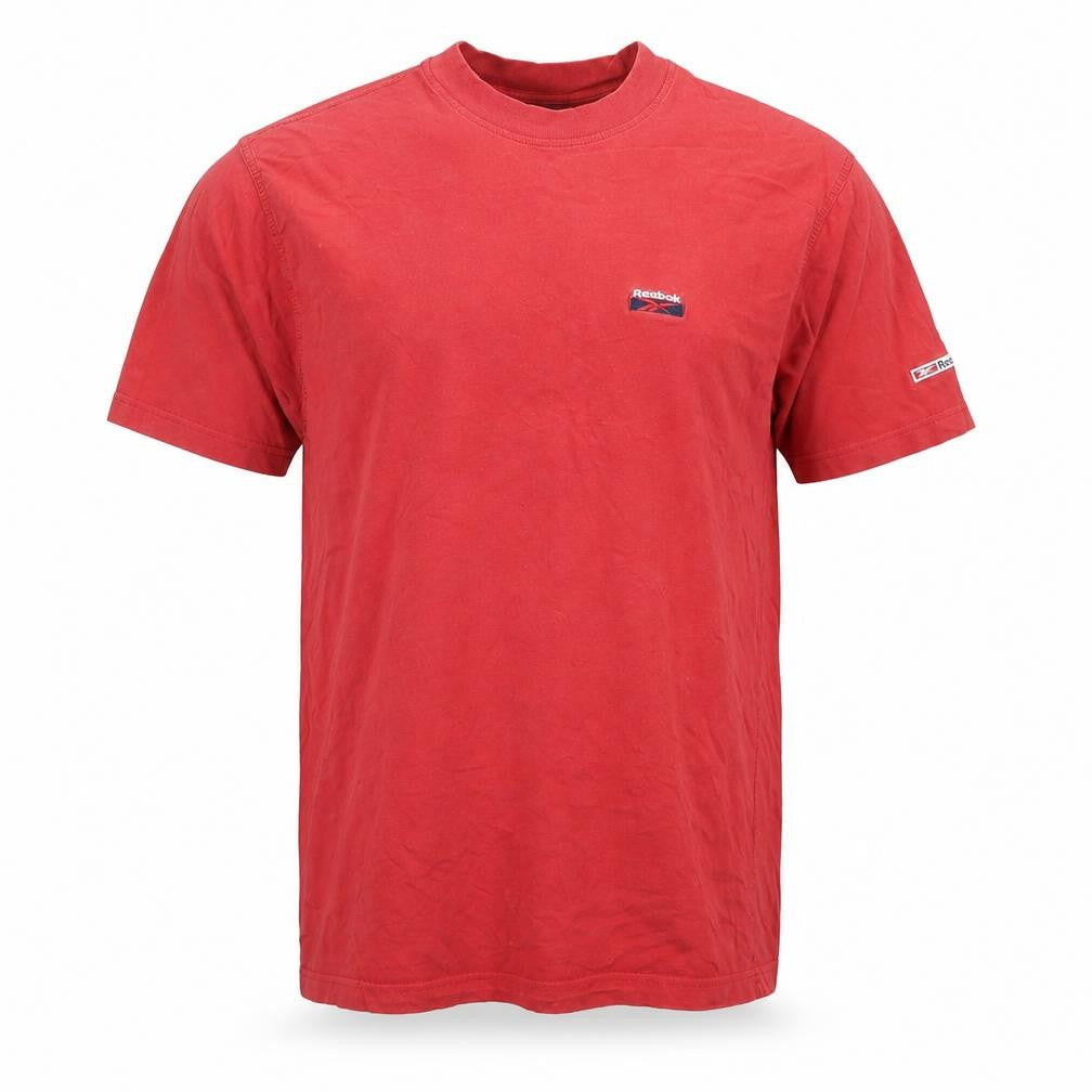Mens UK Size S Reebok Red  Cotton T-Shirt