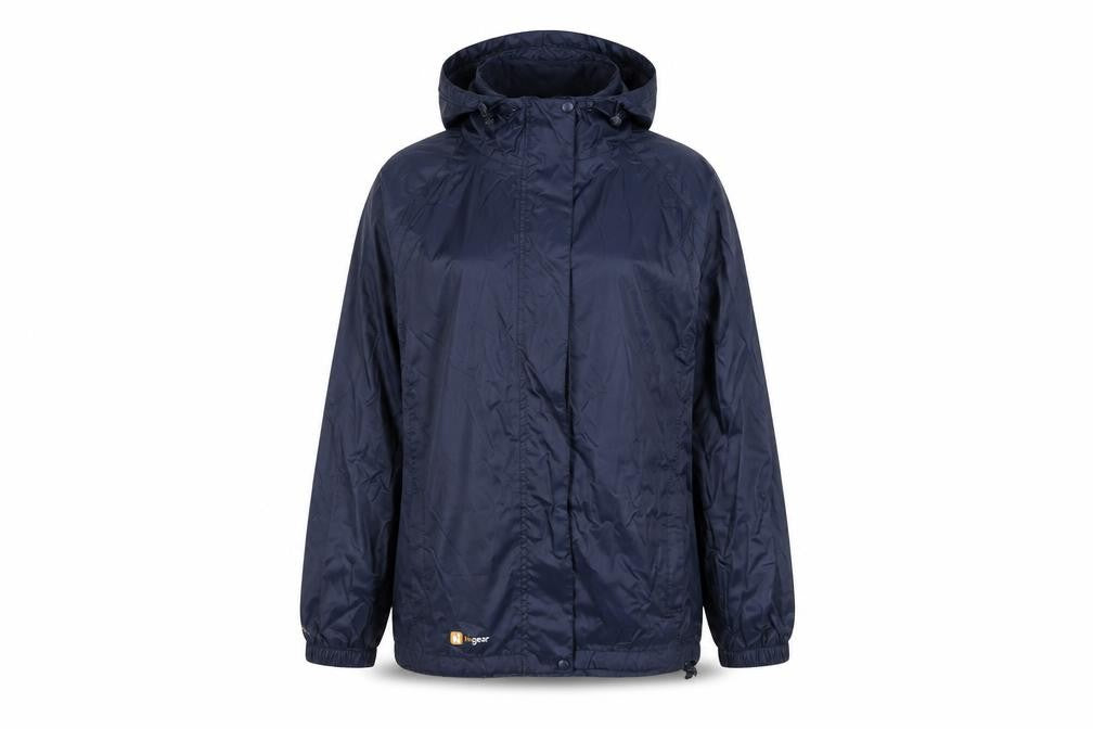 Womens UK Size 12 Regular Hi Gear Blue Polyamide Jacket