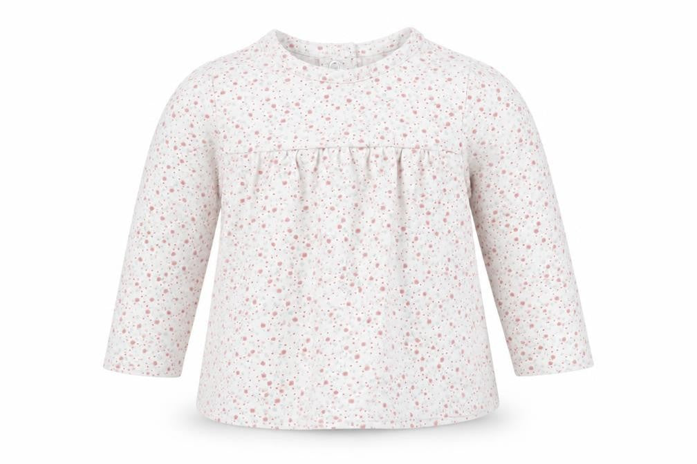 The Little White Company Unisex Baby Floral Blouse 0-3M