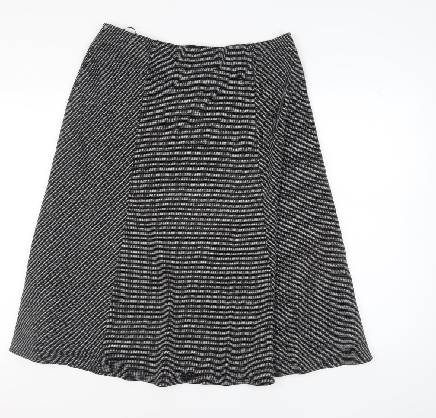 Marks and Spencer Women's Grey A-Line Long Skirt Size 12