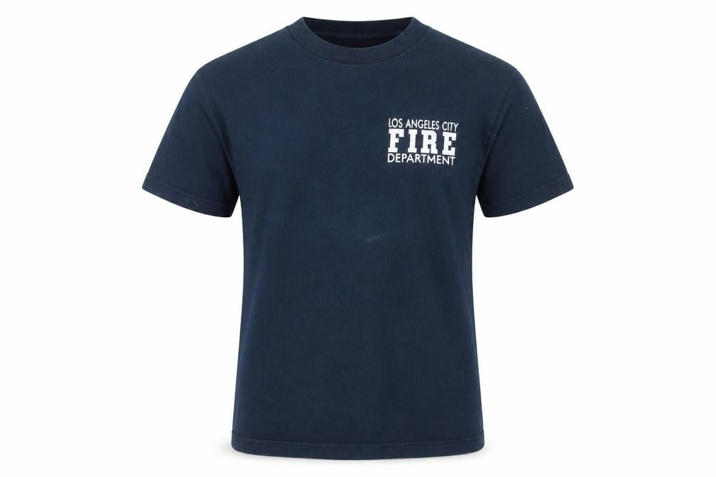 Alstyle Men's Blue Crew Neck T-Shirt Size S