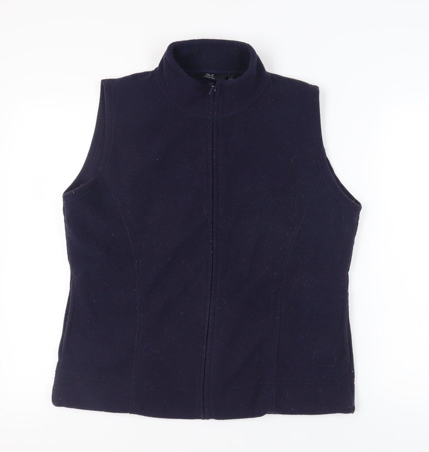 Isle Women's Blue Sleeveless Waistcoat - Size L