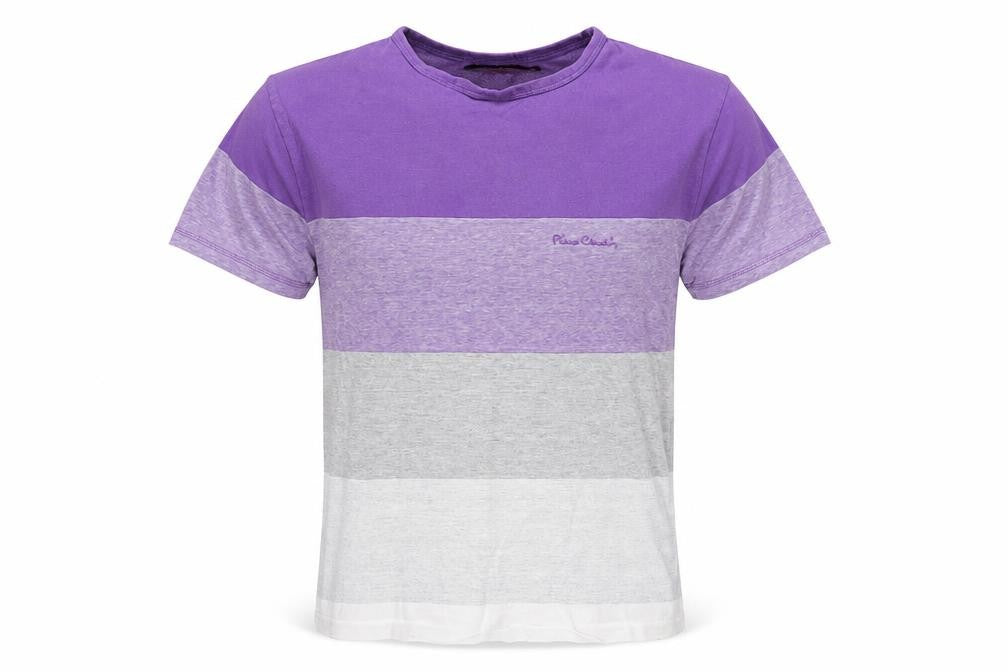 Mens UK Size S Pierre Cardin Purple  Cotton T-Shirt