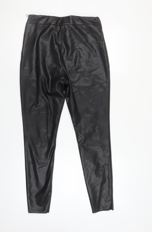 River Island Women's Black Leggings UK 12