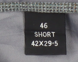 Dunn & Co Grey Men's Blazer Size 46, Short, Classic Style
